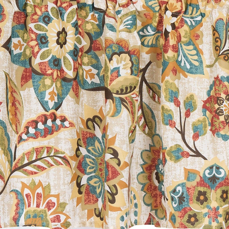 C&F Home Fiona Jacobean 100% Cotton Single Window Valance Curtain 16" x 72" Botanical Natural Floral Theme Home Kitchen Living Room Dining Dinner Bedroom Bathroom All Seasons Summer Fall Autumn - Image 3